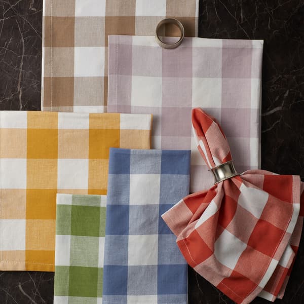 DII® Design Imports Buffalo Check Napkins - Set of 6