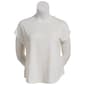 Womens French Laundry Solid Short Dolman Sleeve Blouse w/Soutache - image 1