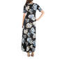 Womens 24/7 Comfort Apparel Floral Scoop Neck Maxi Dress - image 3