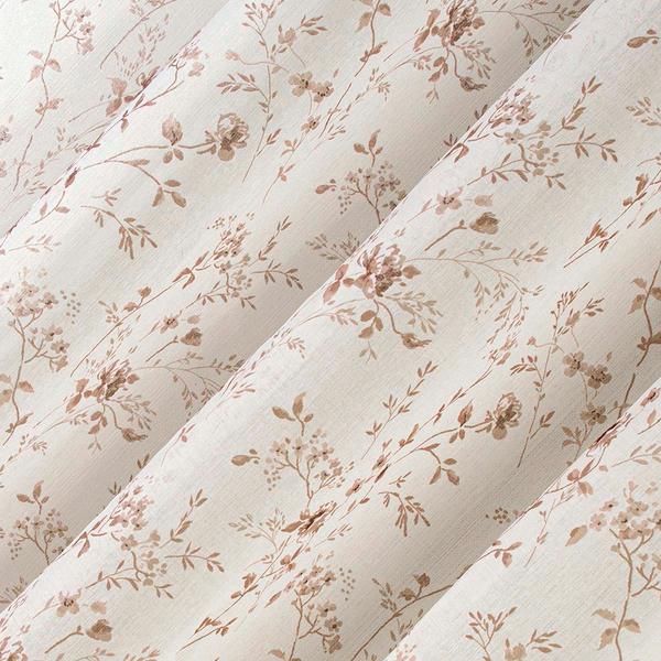 Lioren Floral Print Sheer Curtain Pair