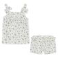 Baby Girl &#40;NB-9M&#41; 7 For All Mankind&#40;R&#41; Floral Tank & Shorts Set - image 1