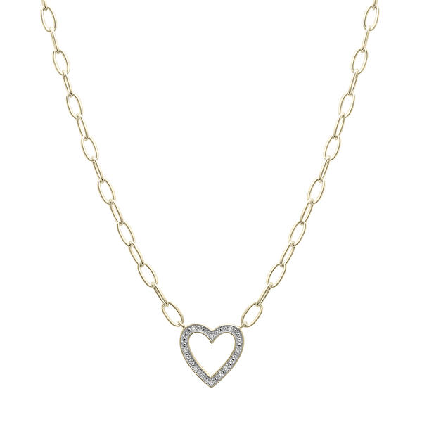 Diamond Classics&#40;tm&#41; 1/20ct Diamond Heart Necklace - image 