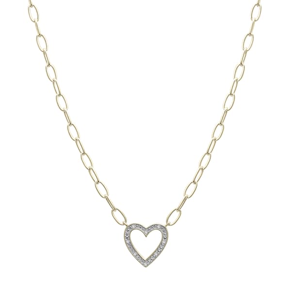 Diamond Classics(tm) 1/20ct Diamond Heart Necklace - image 