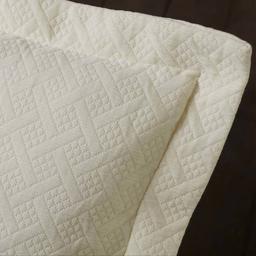 Superior Jacquard Matelassé Cotton Basketweave 3pc. Bedspread Set