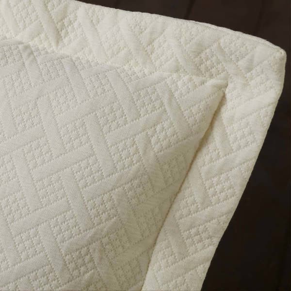 Superior Jacquard Matelass&#233; Cotton Basketweave 3pc. Bedspread Set