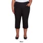 Plus Size Ruby Rd. Key Items Silky Tech Pull-On Capri Pants - image 4