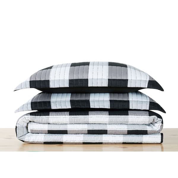 Truly Soft Everyday Buffalo Plaid Quilt Set