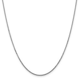 Gold Classics™ 10kt. White 1.3mm 9in. Chain Ankle Bracelet