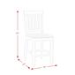 Elements Stone Slat Back Counter Height Side Chair Set - image 13