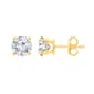 Diamond Classics™14kt. Gold 2ctw. Diamond Stud Earrings - image 2