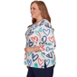 Plus Size Alfred Dunner Saratoga Springs Allover Heart Blouse - image 4