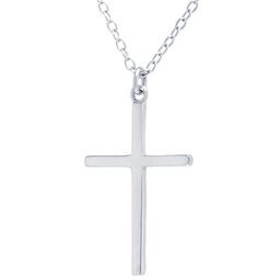 Sterling Silver Cross Pendant Necklace