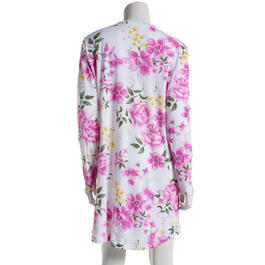 Petite Karen Neuburger Long Sleeve Picnic Floral Nightshirt