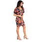 Womens 24/7 Comfort Apparel Floral Loose Fit Resort Shirt Dress - image 3