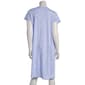 Womens Laura Ashley Short Sleeve Vine Floral Lace Trim Nightgown - image 2