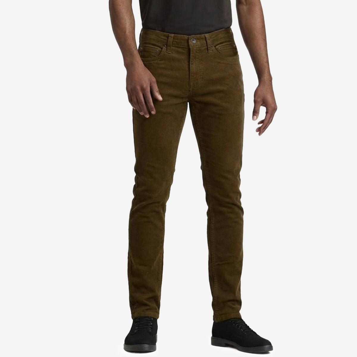 Mens Chaps 5 Pocket Slim Straight Fit Corduroy Pants