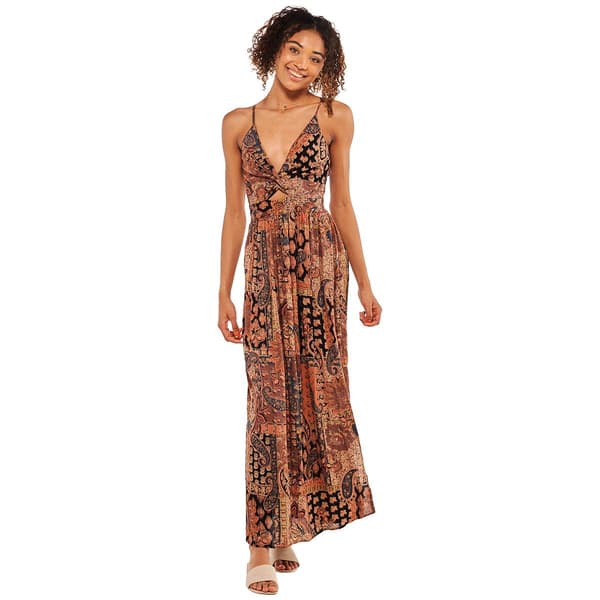 Juniors Angie Sun Honey Boho Maxi Slip Dress - image 