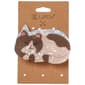 Womens Twig & Arrow Cat Hair Claw Clip - White/Grey - image 2
