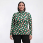 Plus Size Inner Circle Holiday Santa Turtleneck Tee - image 1