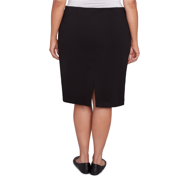 Plus Size Emaline Replenishment Ponte Pencil Skirt