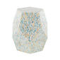9th & Pike&#40;R&#41; Multi Mussel Shells And Wood Accent Table - image 1