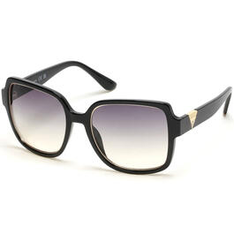 Womens Guess Square Injected Sunglasses - Black