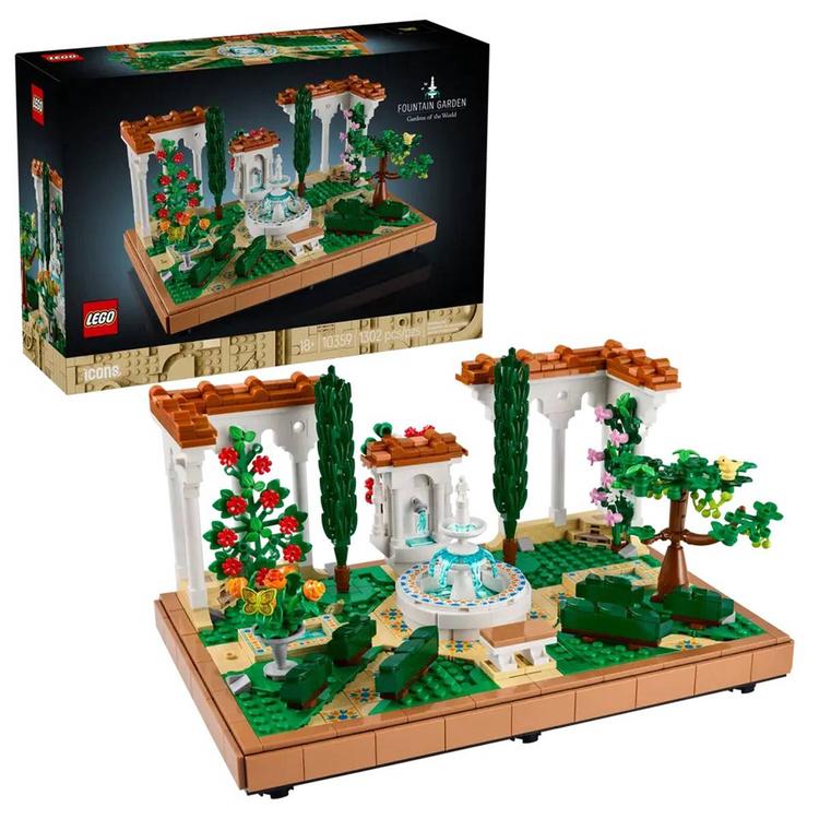 LEGO(R) Icons Fountain Garden Building Kit