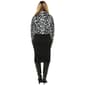 Womens Nina Leonard Long Sleeve Leopard Cowl Sweater Dress - image 3