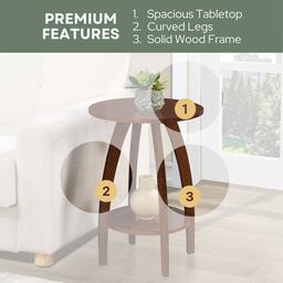 Convenience Concepts Aldrin End Table with Shelf
