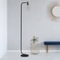 Simple Designs Modern Iron Lantern Floor Lamp w/Glass Shade - image 9