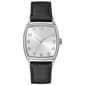 Mens Silver-Tone Silver Sunray Dial Watch - 50529S-07-B02 - image 1