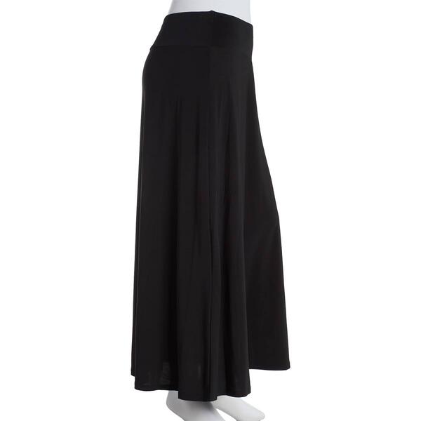 Plus Size NY Collection Pull on Solid Long Skirt