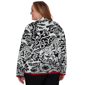 Plus Size Alfred Dunner Dinner Theater Mixed Motif Sweater Jacket - image 2