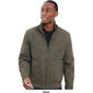 Mens London Fog Microfiber Bomber Jacket with Sherpa Lining - image 3