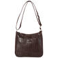 Julia Buxton Mikki Crocodile Crossbody - image 1
