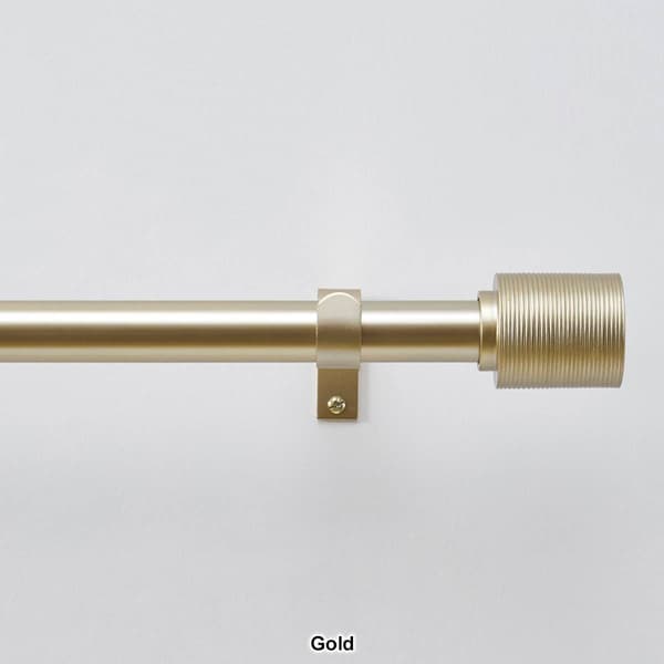 DKNY Fin 66in. Curtain Rod Set