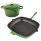 BergHOFF Neo 3pc. Cast Iron Grill Pan & Dutch Oven Cookware Set - image 2