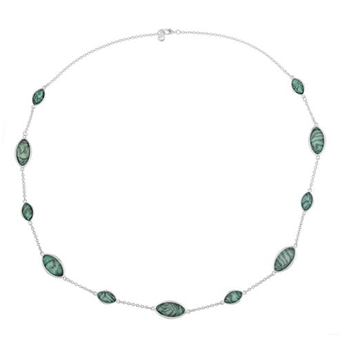 Gloria Vanderbilt Silver-Tone & Abalone Statement Necklace
