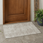 HomeRoots Ivory Abstract Non Skid Indoor Outdoor Accent Rug - image 1