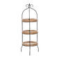 9th & Pike&#174; Arched Metal And Wood 3-Tier Rack - image 6