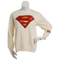 Juniors Freeze Embroidered Superman Shield Fleece Sweatshirt - image 1