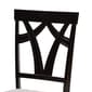 Baxton Studio Rasa Modern Dark Brown Wood 5pc. Dining Set - image 5