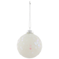 Northlight 4ct. Frosted Sequined Christmas Ball Glass Ornaments - image 4