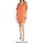 Womens 24/7 Comfort Apparel V-Neck Loose T-Shirt Dress - image 5
