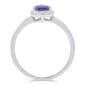 Gemstone Classics&#8482; Pear Tanzanite Lab Grown Diamond Accent Ring - image 3