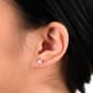 Forever New Sterling Silver 4mm, 5mm & 7mm CZ Stud Earrings Set - image 2