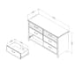 South Shore Asten 6-Drawer Double Dresser - image 4