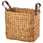 Baum Brothers Medium Arrow Weave Water Hyacinth Rectangle Basket - image 1