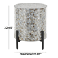 9th & Pike® Contemporary Multi Colored Mother Of Pearl Shell Acc - image 3
