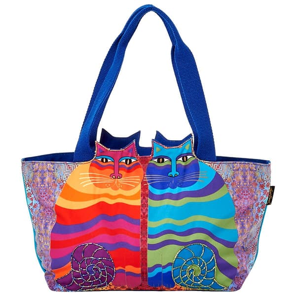 Laurel Burch Colorful Cats Tote